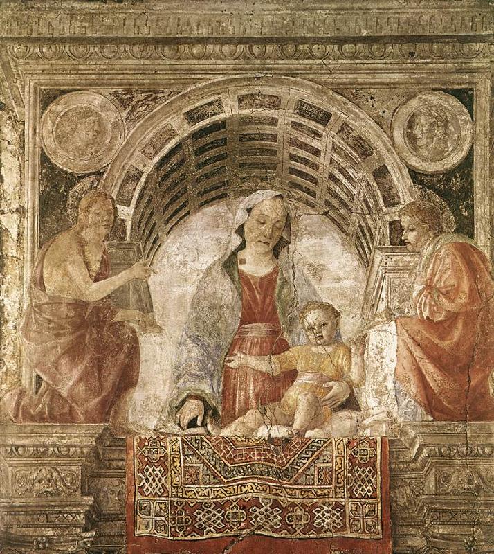 FOPPA, Vincenzo Madonna and Child with St John the Baptist and St John the Evangelist dfhj oil painting picture